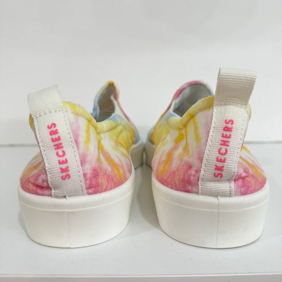 Skechers Street Poppy Tie Dye Memory Foam Hippie Hype Slip On Sneakers Size 10 - Picture 3 of 10